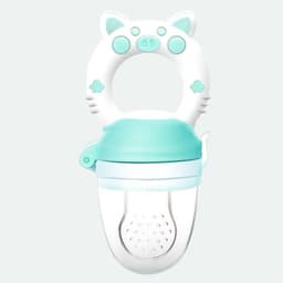 image-Baby Teether, Fruits and Vegetables, Happy Bite, Food, Fruit, Molar Stick, Baby Food Supplement, Bite Bag with M Mouthpiece