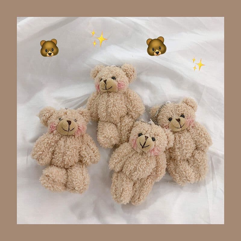 image-Tengyi Youpin 11cm Plush Pendant Doll Keychain Black Ear Puppy