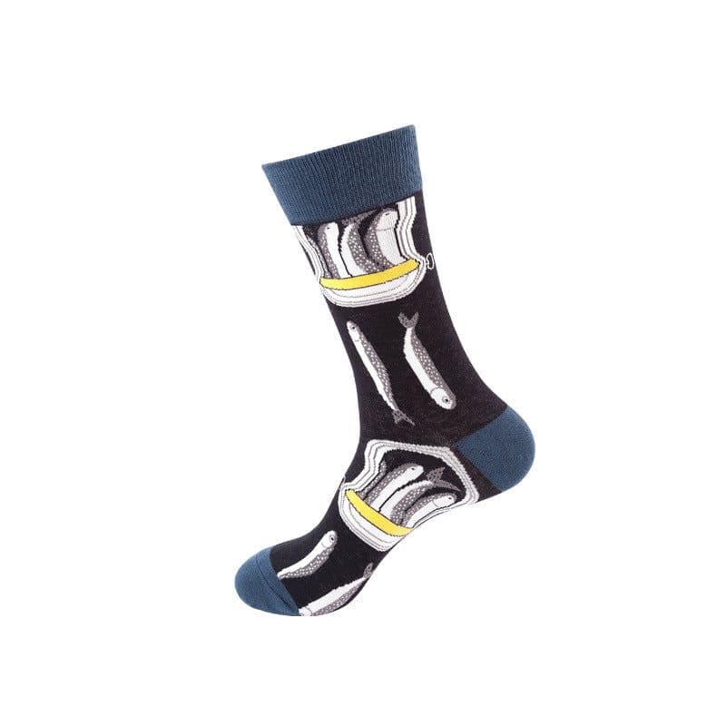 image-Mo Xi Mid-Tube Socks - Cotton Unisex