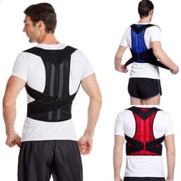 image-Manufacturers supply adult back fixed belt male and female posture correction belt with support plate adjustable hunchback correction belt