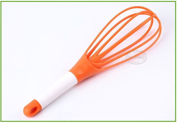 image-Factory direct selling all-plastic manual egg beater plastic handle mixer baking egg pumping kitchen gadgets wholesale