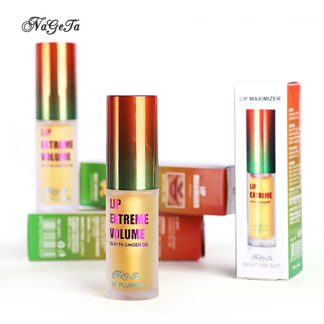 image-NAGETA Ginger Mint Lip Oil - Plumping Lip Care