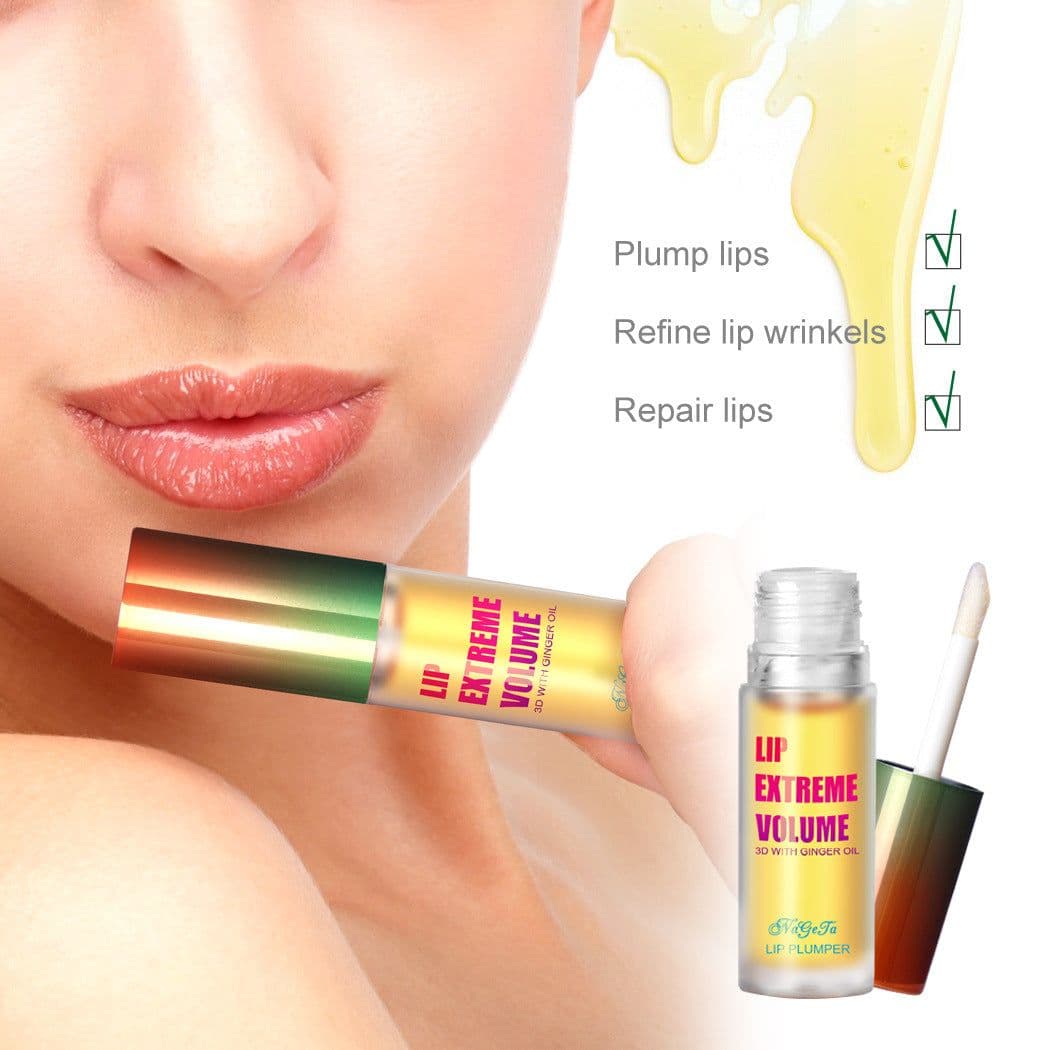 image-NAGETA Ginger Mint Lip Oil - Plumping Lip Care