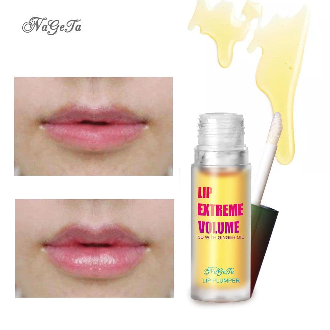 image-NAGETA Ginger Mint Lip Oil - Plumping Lip Care
