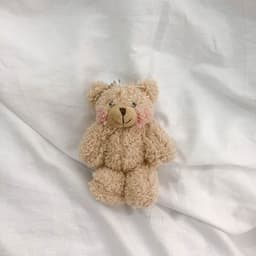 image-Tengyi Youpin 11cm Plush Pendant Doll Keychain Black Ear Puppy