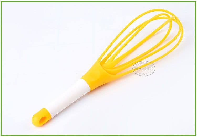 image-Factory direct selling all-plastic manual egg beater plastic handle mixer baking egg pumping kitchen gadgets wholesale
