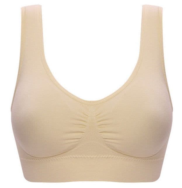 image-Women Yoga Tank Tops Sports Bra Workout Fitness Running Crop Top
