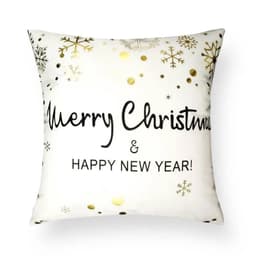 image-Cushion Cover Christmas - Merry Christmas Small Letters