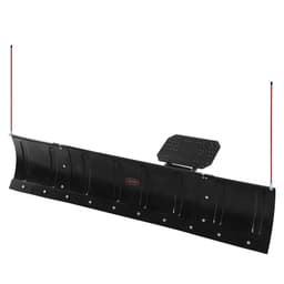 image-VEVOR Lame Chasse Neige Universelle, 109 cm 183 cm, Lame de Déneigement en Acier, avec Rabats en Caoutchouc, Compatible pour la Plupart des VTT et UTV, sur Allées, Chemins de Fermes, Routes Rurales