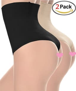 image-Women Butt Lifter Slimming Tummy Control Panties Wedding Dress G-string Body Shaper High Waist Trainer Sexy Thong Knicker