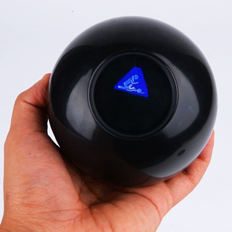 image-Magic Ball Prop - Sexy 10CM Black Prediction Toy for Adults