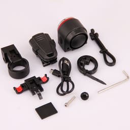 image-A8 Bicycle Tail Light Wireless Remote Control Alarm
