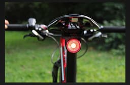 image-A8 Bicycle Tail Light Wireless Remote Control Alarm