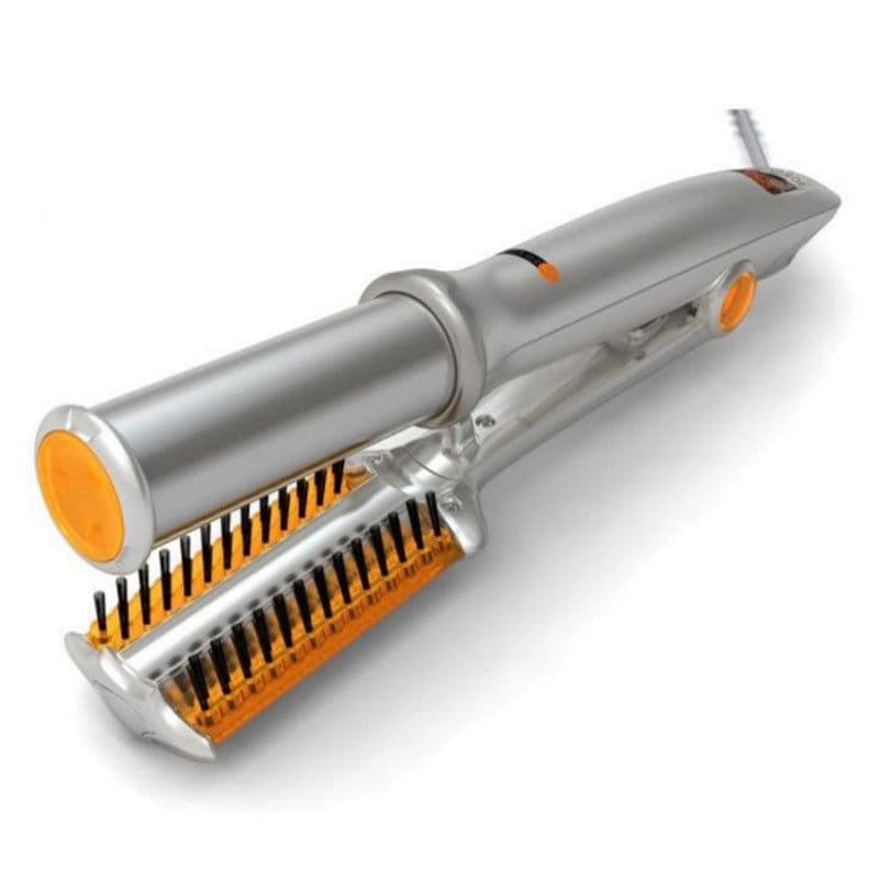 image-Hair Straightener Curler 3-Temp Dual Use Iron