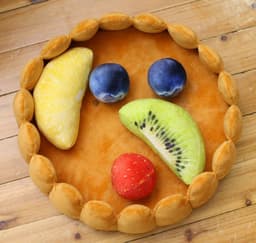 image-Pet plush cat dog mat kennel cat litter winter warm creative pet mat fruit egg tart bed