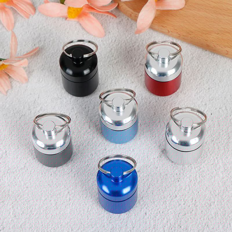 image-Aluminum Alloy Earplug Storage Case - Colorful Metal