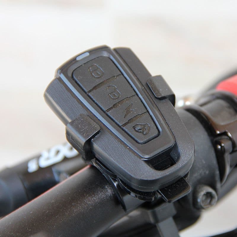 image-A8 Bicycle Tail Light Wireless Remote Control Alarm