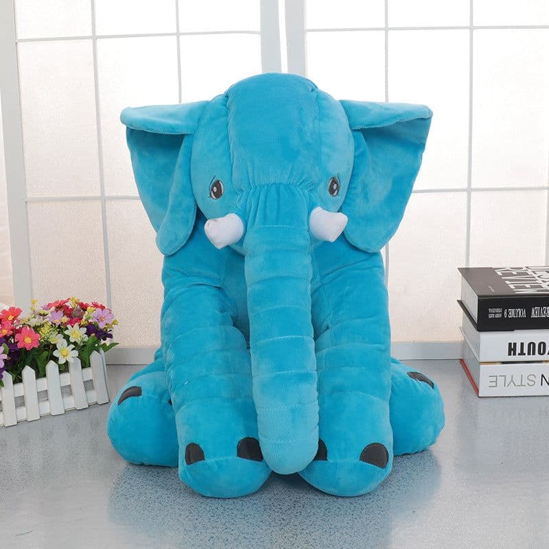 image-Comfort Elephant Plush Toy - Kids Sitting Doll
