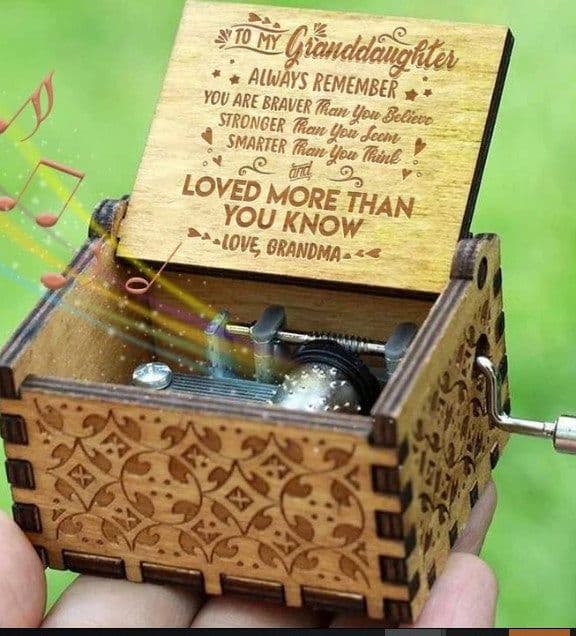 image-Creative Classical Music Box Wooden Handy Music Box Crafts DIY Carving Music Box Wooden Decoration