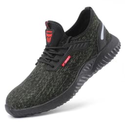 image-Manufacturers summer breathable new labor protection shoes men's steel toe safety protection shoes anti-smashing anti-puncture anti-slip work shoes