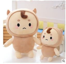 image-Plush toy Buckwheat Jun doll Ragdoll Ghost doll Ragdoll doll Girl child birthday gift