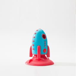image-Rocket Dog Toys Leaking Food Dog Bite Toys Bite-resistant Pet Toys