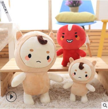 image-Plush toy Buckwheat Jun doll Ragdoll Ghost doll Ragdoll doll Girl child birthday gift
