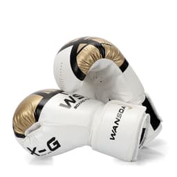 image-Wanshengda 4OZ Boxing Gloves - White Pink MMA Training Gloves