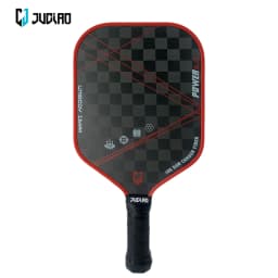 image-Thermoformed 18K Raw Carbon Fiber Surface For Spin And Control Foam Injected Edges Wide-Body Pickleball Paddle