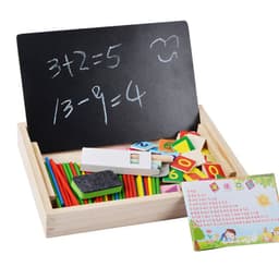 image-Wooden Learning Box - Numbers Colors Math 4+