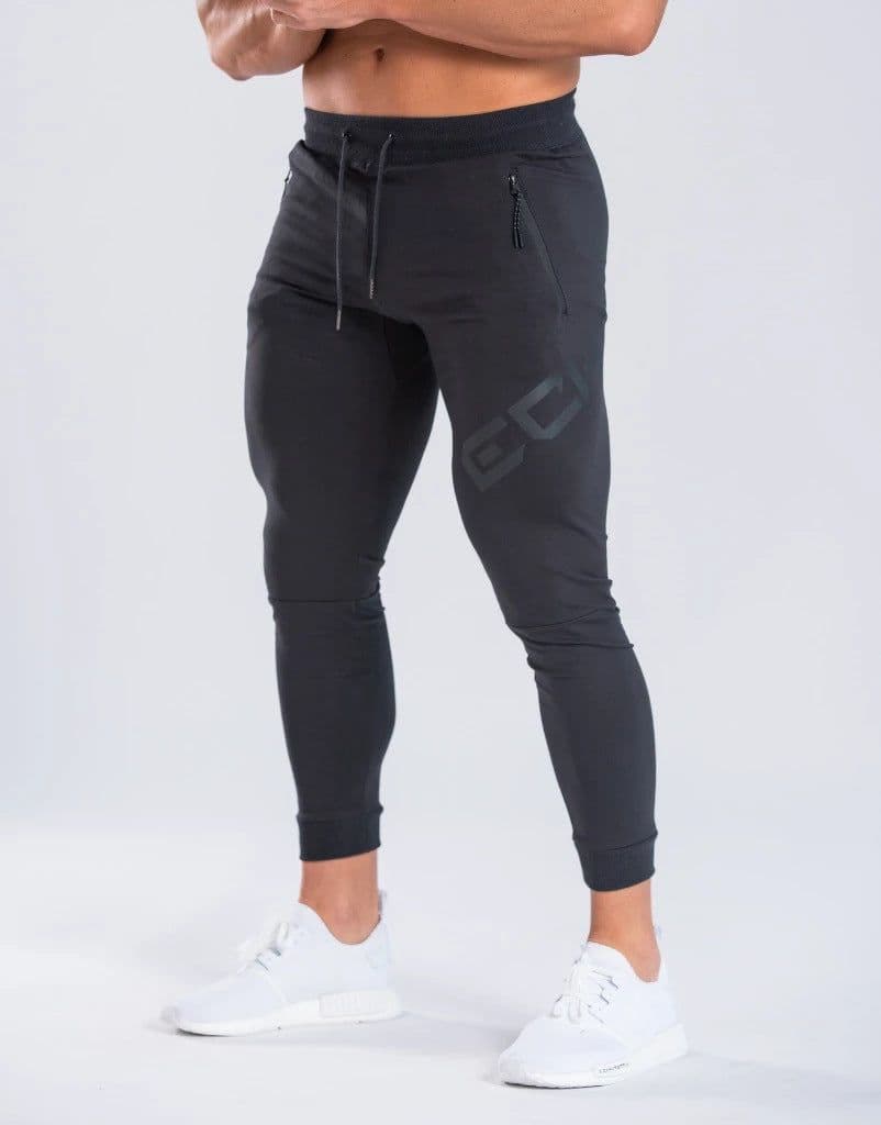 image-2019 new muscle brothers European and American autumn and winter casual sports trousers men's cotton feet fitness pants wholesale