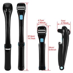 image-OEM Foldable Back Shaver - Retractable Razor B3 Black