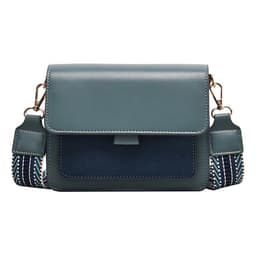 image-Small Square Bag PU Black Shoulder Bag Women