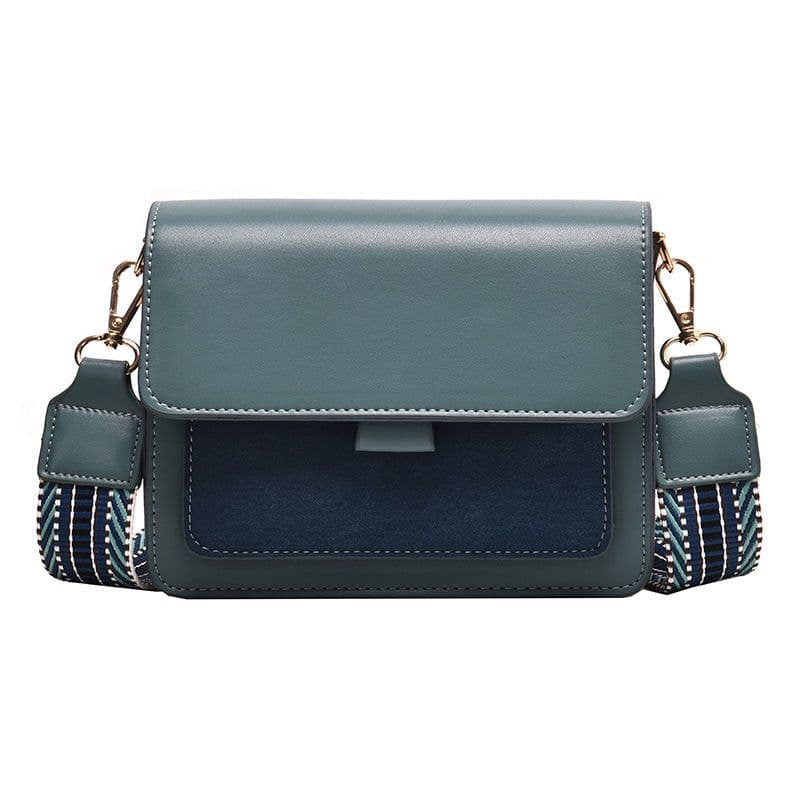 image-Small Square Bag PU Black Shoulder Bag Women