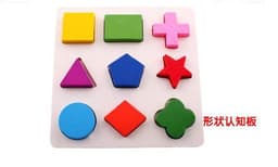 image-Xundai Wooden Shape Puzzle Building Blocks - Kids 4-6