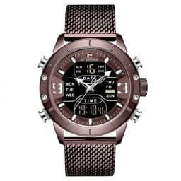 image-Casual Mesh Band Watch For Men