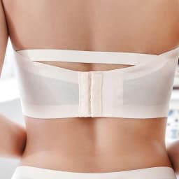 image-Flesh Colored Strapless Bra Back Closure Four Rows Buckles