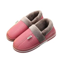 image-Cotton Slippers - Navy Blue Small Size