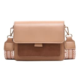 image-Small Square Bag PU Black Shoulder Bag Women
