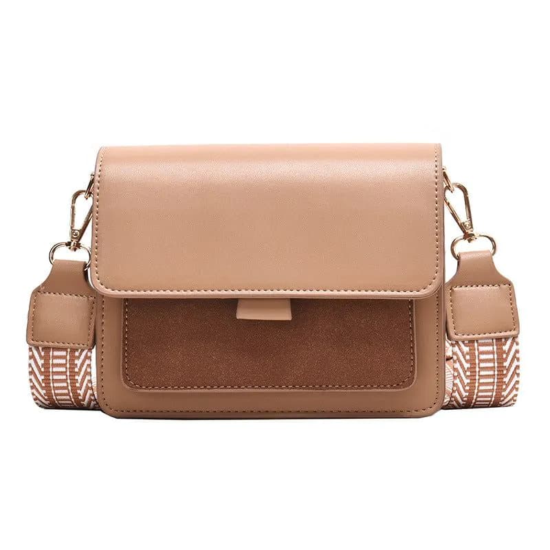 image-Small Square Bag PU Black Shoulder Bag Women
