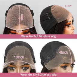 image-250% Body Wave Glueless Wig Highlight Ombre 7x5 Lace Frontal Wig Brazilian 4/27 Color Ready To Go 13x4 Human Hair Wigs For Women