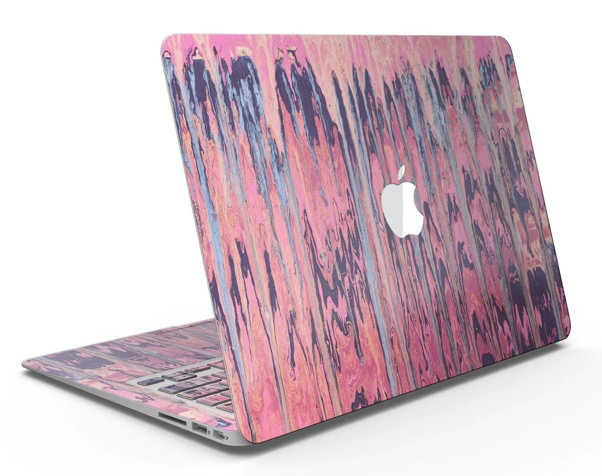image-Abstract Wet Paint Pink Sag - MacBook Air Skin Kit