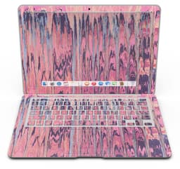 image-Abstract Wet Paint Pink Sag - MacBook Air Skin Kit