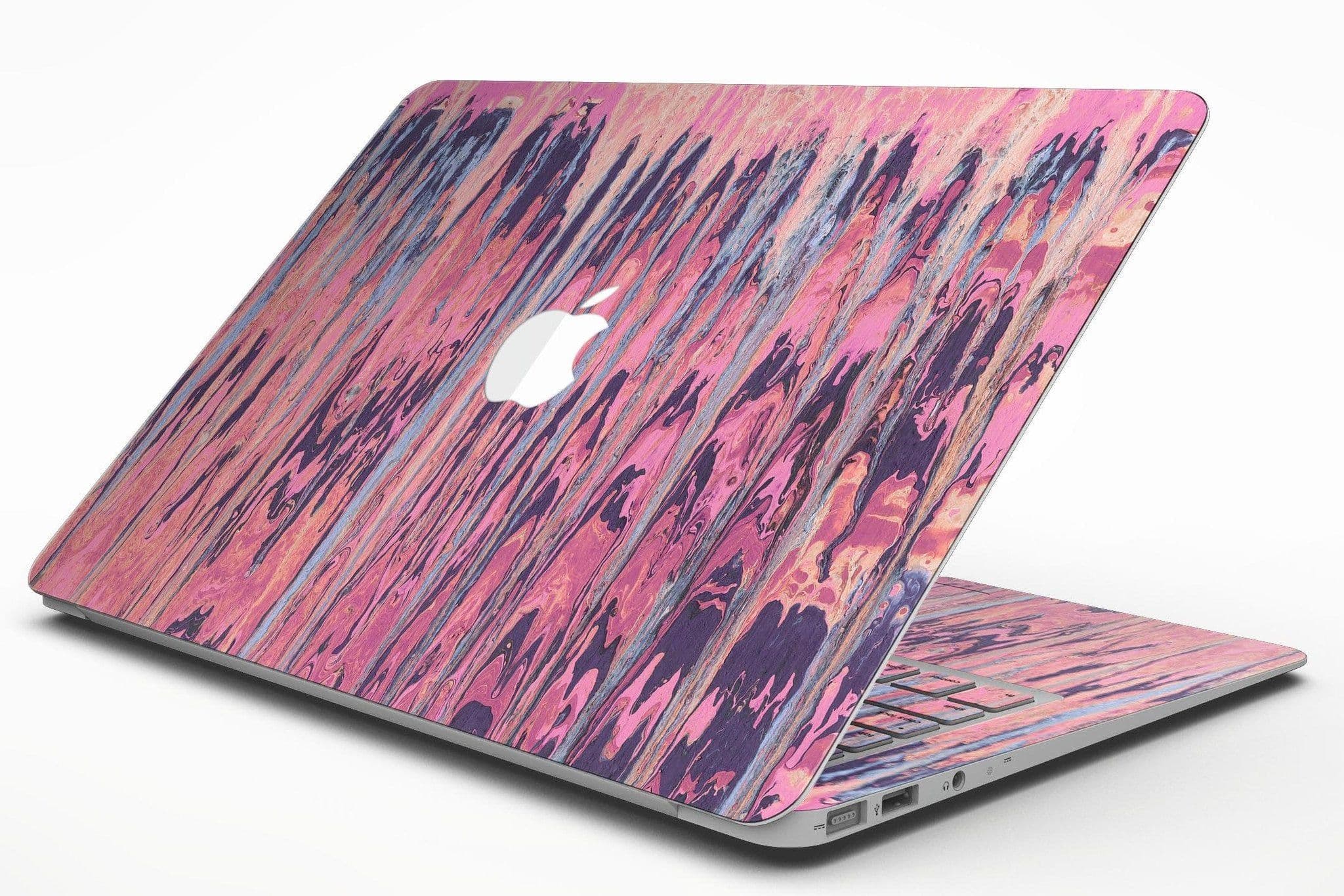 image-Abstract Wet Paint Pink Sag - MacBook Air Skin Kit