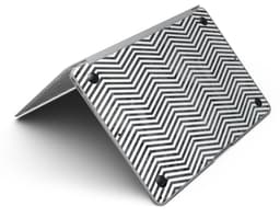 image-Black and Gray Watercolor Chevron - MacBook Air Skin Kit