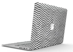 image-Black and Gray Watercolor Chevron - MacBook Air Skin Kit