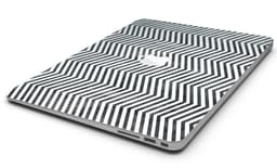 image-Black and Gray Watercolor Chevron - MacBook Air Skin Kit