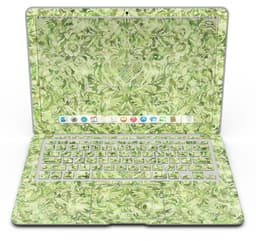 image-Green Damask v2 Watercolor Pattern V2 - MacBook Air Skin Kit