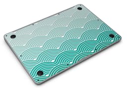 image-Beach Hotel Wallpaper Waves - MacBook Air Skin Kit