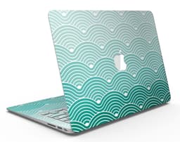 image-Beach Hotel Wallpaper Waves - MacBook Air Skin Kit